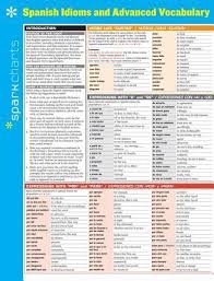 Spanish Idioms And Advanced Vocabulary Sparkcharts