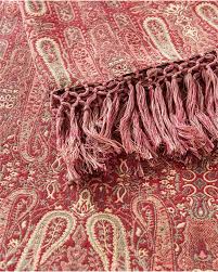 Wie häufig wird die decke rot aller voraussicht nach benutzt? Paisleydecke Rot Grun