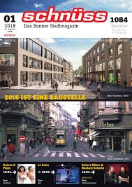 Schnüss 201801 by Schnüss - Das Bonner Stadtmagazin - Issuu