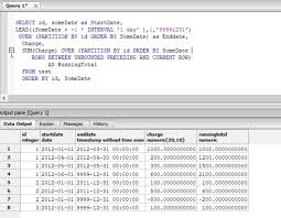 Easy Running Totals With Windowing Functions In Postgresql Running Function Easy