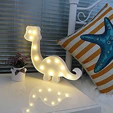 Super Cute Dinosaur Led Night Light Childen Kids Bedroom Decorative Table Lamps Marquee Animal Sign Mu Christmas Decorations For Kids Animal Lamp Lamp Decor