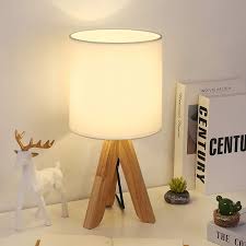 Here are 34 ideas for you to create a new look with just a lamp shade! Small Table Lamp Cute Desk Lamp Nightstand Lamp With Fabric Shade Tripod Base For Kids Room Office Study Room Bedroom Dorm Room Coffee Table White Amazon Com