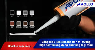 BẢNG MÀU KEO SILICON TRÊN THỊ TRƯỜNG HIỆN NAY VÀ ỨNG DỤNG CỦA TỪNG LOẠI MÀU