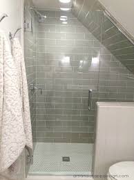 Use light, crisp colors to combat unique features like lower ceilings. 856a21fc9f05b192c9aaabfd4a1580a0 Jpg 1200 1600 Small Attic Bathroom Sloped Ceiling Bathroom Attic Shower