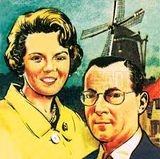 Prince Bernhard of the Netherlands and Crown Princess Beatrix stock image