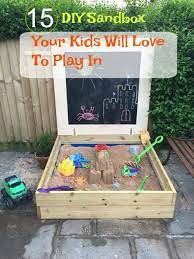 15 Fun Diy Sandbox For Your Kids To Play In Home And Gardening Ideas Diy Sandbox Gardening Diy Kids Diy Outdoor Toys