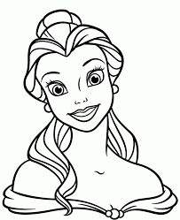 Download Or Print This Amazing Coloring Page Printable Belle Face Coloring Pages 5 Disney Princess Coloring Pages Belle Coloring Pages Disney Princess Colors