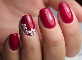 Accurate Nails Beautiful Nails Flower Nail Art Gentle Nails With Flowers Nail Designs For Short Nails Red Gel Nail Art Designs Red Gel Nails Red Nail Art In this video i show you step by step how to prep nails, do russian combined manicure, and apply red gel polish to natural.
