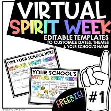 Need a gift voucher for christmas? Spirit Week Template Worksheets Teaching Resources Tpt