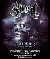 thebandghost : Skeletour World Tour 2026 arrive au @centrebell Les billets  seront en vente ce vendredi 3 octobre à 10h 🤘 - It's happening! GHOST:  Skeletour World Tour 2026 is coming to