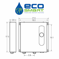 Ecosmart 27 Kw Self Modulating 5 3 Gpm Electric Tankless Water Heater