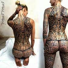 Samoan tribal tattoo designs for men are known as pe'a, and they are generally in large size, covering arms, chest, shoulders, or full body of the wearer. Full Body Tattoos Egodesigns Full Body Tattoo Body Tattoos Tribal Tattoos
