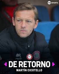 ✍⚽🔴⚪ Quiere brillar nuevamente en tierras Cementeras Unión La Calera  confirmó el retorno de Martín Cicotello a la dirección técnica del club,  tras la salida de Walter Lemma del cargo. El DT