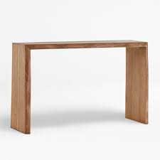 Montana 50x14 Live Edge Console Table Reviews Crate And Barrel In 2020 Live Edge Console Table Console Table Live Edge Coffee Table
