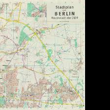 Darin wurde der umzug des bundestages, sowie der ministerien und behörden von bonn nach berlin endgültig beschlossen. 1981 Stadtplan Von Berlin Hauptstadt Der Ddr