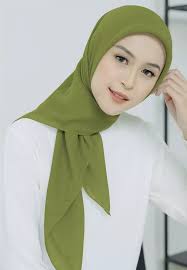 Jual Lozy Hijab Polly Cotton (Hijab Segiempat Bella Square) Seaweed  Original 2026