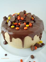 Chocolate Peanut Butter Cake Receta Tortas Dulces Pastel De Cupcakes