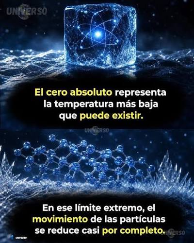 Existe un límite fundamental en la naturaleza por debajo del cual la  temperatura no puede descender. Ese límite se conoce como cero absoluto y  corresponde a −273.15 °C o 0 Kelvin. A