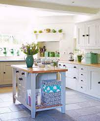 Designing A Farmhouse Kitchen 14 Ideas That Are Brimming With Character Freestanding Kitchen Farmhouse Kitchen Shaker Style Cabinetry