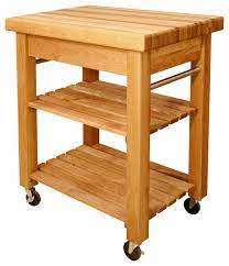Instant quality results at searchandshopping.org! Catskill French Country Small Butcher Block Kitchen Cart In Natural Transitional Kitchen Islands And Kitchen Carts By Catskill Craftsmen Houzz