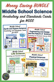 Middle School Science Vocabulary Bundle In 2020 Science Vocabulary Middle School Science Middle School Science Teacher
