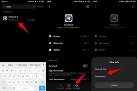 Click the three dots next to the close x. How To Fix Telegram Not Connecting Or Working On Android Mashtips