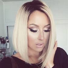 Black And Blonde Bob Hair Pin On Blonde With Dark Roots