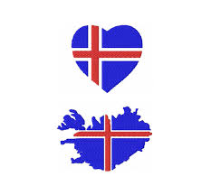Iceland Flag Machine Embroidery Designs Flag of Iceland Pattern Iceland Map  Flag Embroidery Icelandic Flag Heart Patterns - Etsy Finland