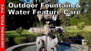 Enjoy the safe glow and warmth of a fire in the comfort of your own backyard. Outdoor Fountain And Water Feature Care Maintenance Youtube