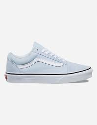 In today's video i'm going to be showing you how to simple lace your vans old skool styles 6 holes. Vans Old Skool Baby Blue True White Womens Shoes Byblu 318387222 Tillys