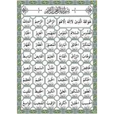 Check spelling or type a new query. Buy 99 Names Of Allah Asmaul Husna Islamic Poster Sticker Paper Poster 12x18 Inch Online 249 From Shopclues