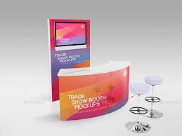 Trade Show Booth Mockups Tradeshow Booth Show Booth Presentation Template Free