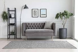 To play up a formal look in a large open living space, lean into a layout that's symmetrical. Elias Chesterfield 2 Seater Sofa Living Room Furniture Sg Online Sofas Singapore Bedandbasics