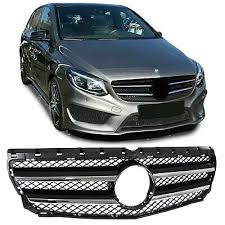 Sport Grille Calandre Noir Chrome Pour Mercedes Classe B W246 11 15 Eur 119 00 Picclick Fr