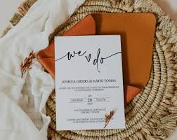 One of these is the luxe invitation package for a minimum set of. Intimate Wedding Etsy