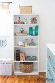 Remember that shelf you put up? Inexpensive Diy Beach Decor Ideas And Small Bedroom Reveal Marty S Musings