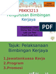 Penasihat tn hj abdul wahid bin takat pengetua. Presentation Pbkk3213 Pengurusan Bimbingan Kerjaya