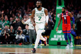 Browse the latest selection of jaylen brown jerseys in sizes for all fans to scoop up, along with plenty of jaylen brown autographed memorabilia, personalized gear and more. Jaylen Brown Jayson Tatum Carry Boston Celtics To Blowout Of Detroit Pistons Masslive Com