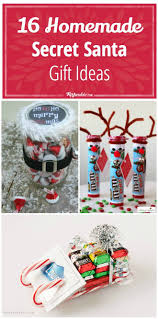 16 Homemade Secret Santa Gift Ideas Secret Santa Christmas Gifts Best Secret Santa Gifts Secret Santa