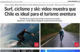 Aumentan delitos violentos por pandemia. Las Ultimas Noticias Surf Ciclismo Y Ski Video Muestra Que Chile Es Ideal Pa Marca Chile