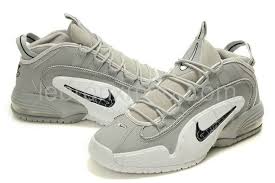 penny 1 wolf grey black white 311089 003 black basketball shoes nike shoes air force nike