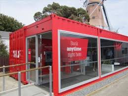 Office Container Construction Westpac Mobile Bank Branch Foxton Addis Container Container Architecture Container Woningen En Auckland