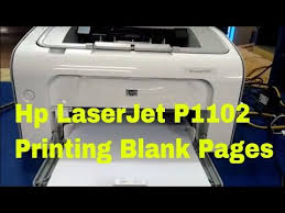 Hp Laserjet P1102 Printing Blank Pages Blank Page Prints Blanks