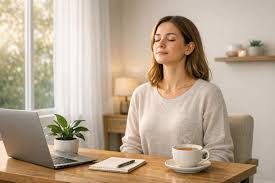 Mindful movement break during workday