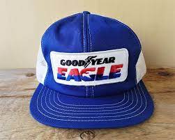 Vintage 80s Goodyear Eagle Mesh Trucker Hat Snapback Victory Cap Made In Canada Ebay Trucker Hat Mesh Trucker Hat Hats