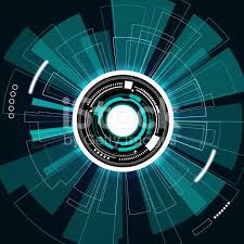 Graphic Of The Eye In Technological Look Background Images Hd Futuristic Design Photoshop Design