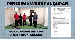 Pusat jagaan warga emas, perkhidmatan jagaan warga emas, pusat jagaan harian. Wakaf Al Quran 2021