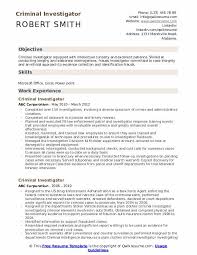 Criminal Investigator Resume Samples Qwikresume