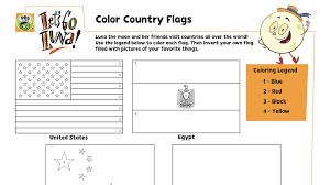 It showed lucy standing with charlie brown and she's got a look of complete joy on her face as she shouts every item on this page was chosen by a woman's day ed. Color The Country Flags Coloring Page Kids Pbs Kids For Parents