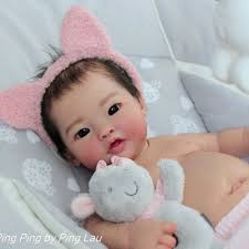 The cutest little kitten! New baby Ping Ping is available from pre-order!  Please contact Lifelike Babies & Toddlers for your regional dealer. (Reborn  artists: Conny Burke) ❤️😻❤️